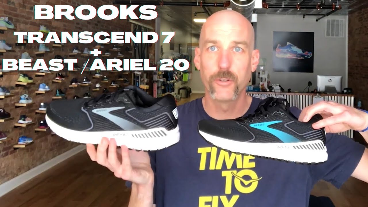 Brooks Transcend 7, & Brooks Beast 20, Ariel 20 Review | 2020