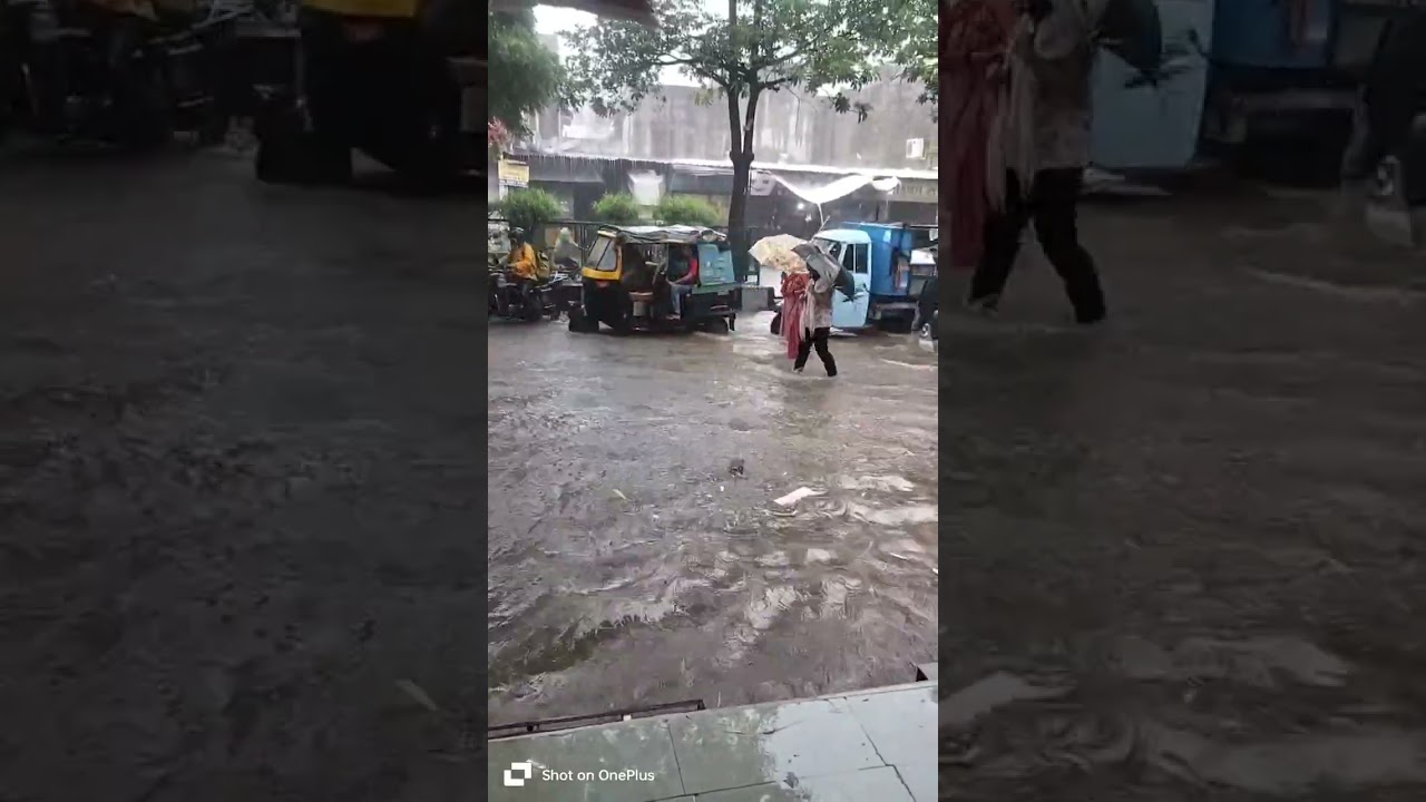 heavy rain 🌧️ in surat...take care of yourself #surat #gujarattour #suratairport #mumbaiahmedabad