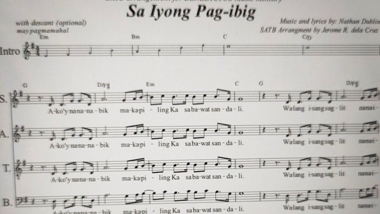 Sa Iyong Pag-ibig alto