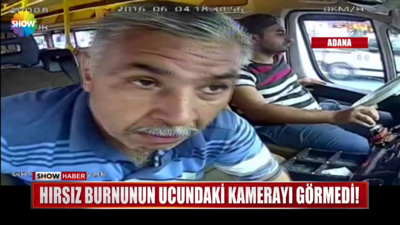 Hırsız burnunun ucundaki kamerayı görmedi!