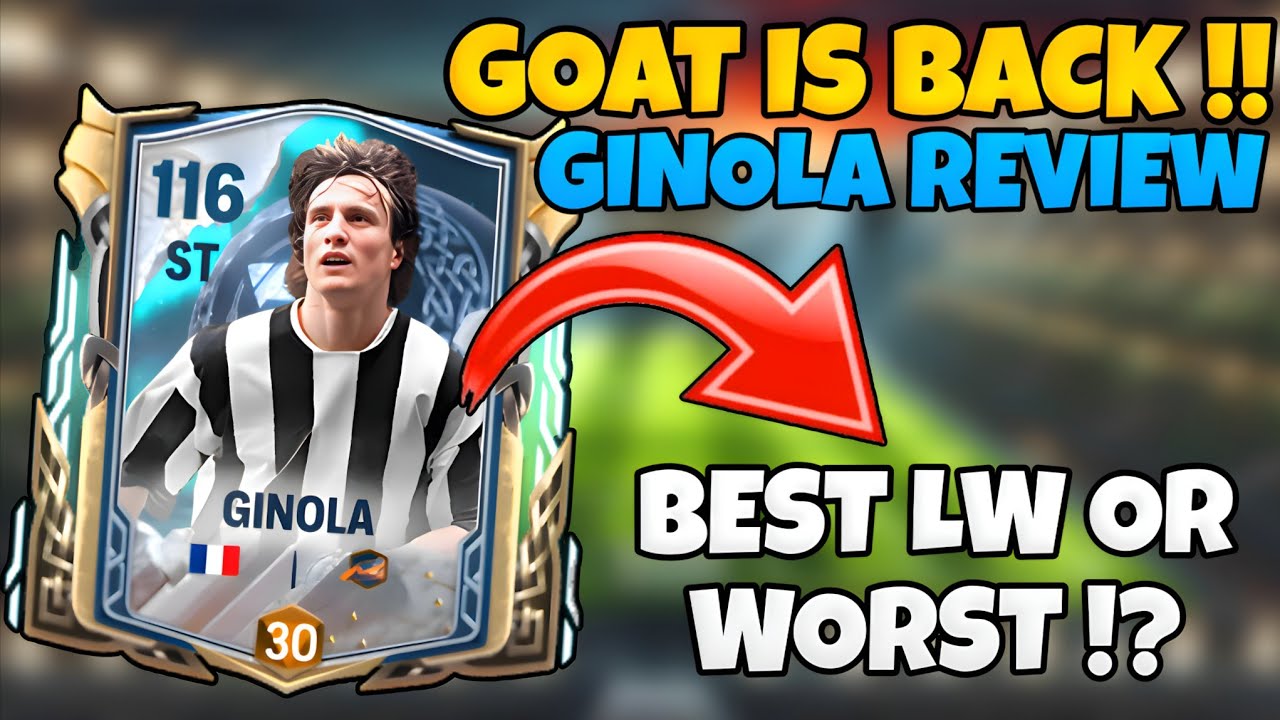 best LW Ginola is Back 🔥🇫🇷 in Fc Mobile