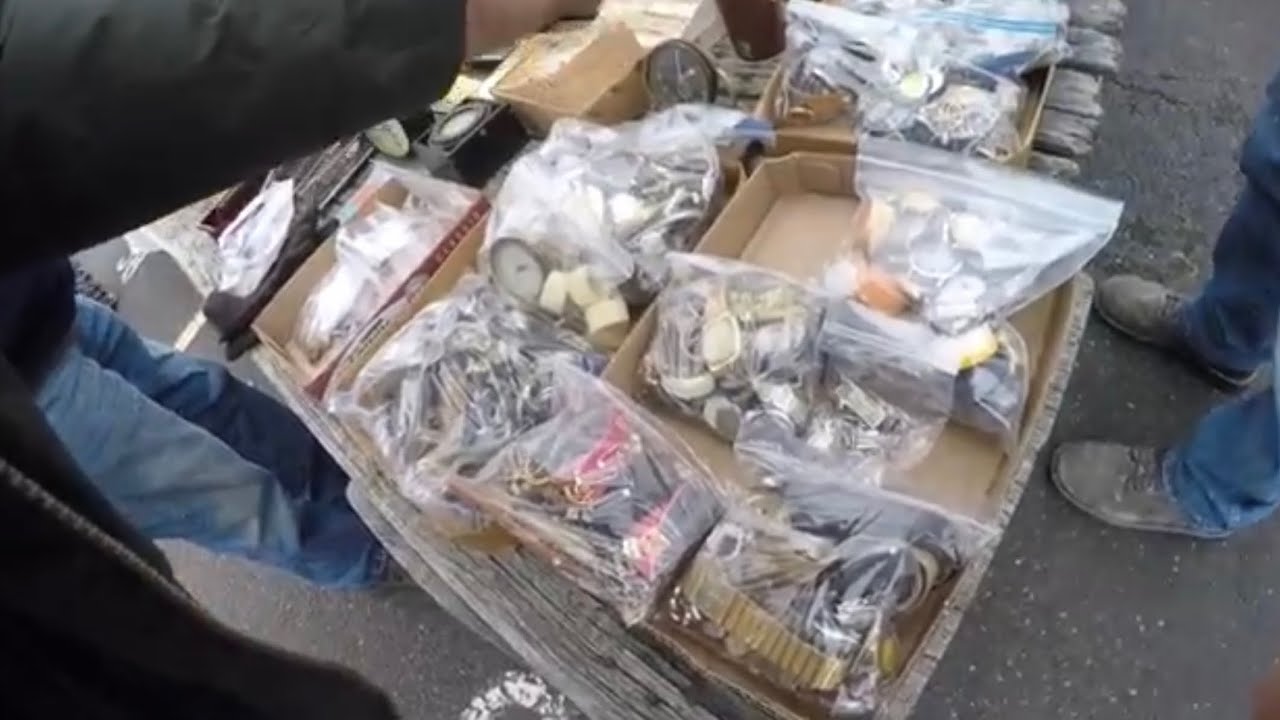 Shopping the flea market! Looking for antiques and items to sell on eBay! Found a bunch of watches!