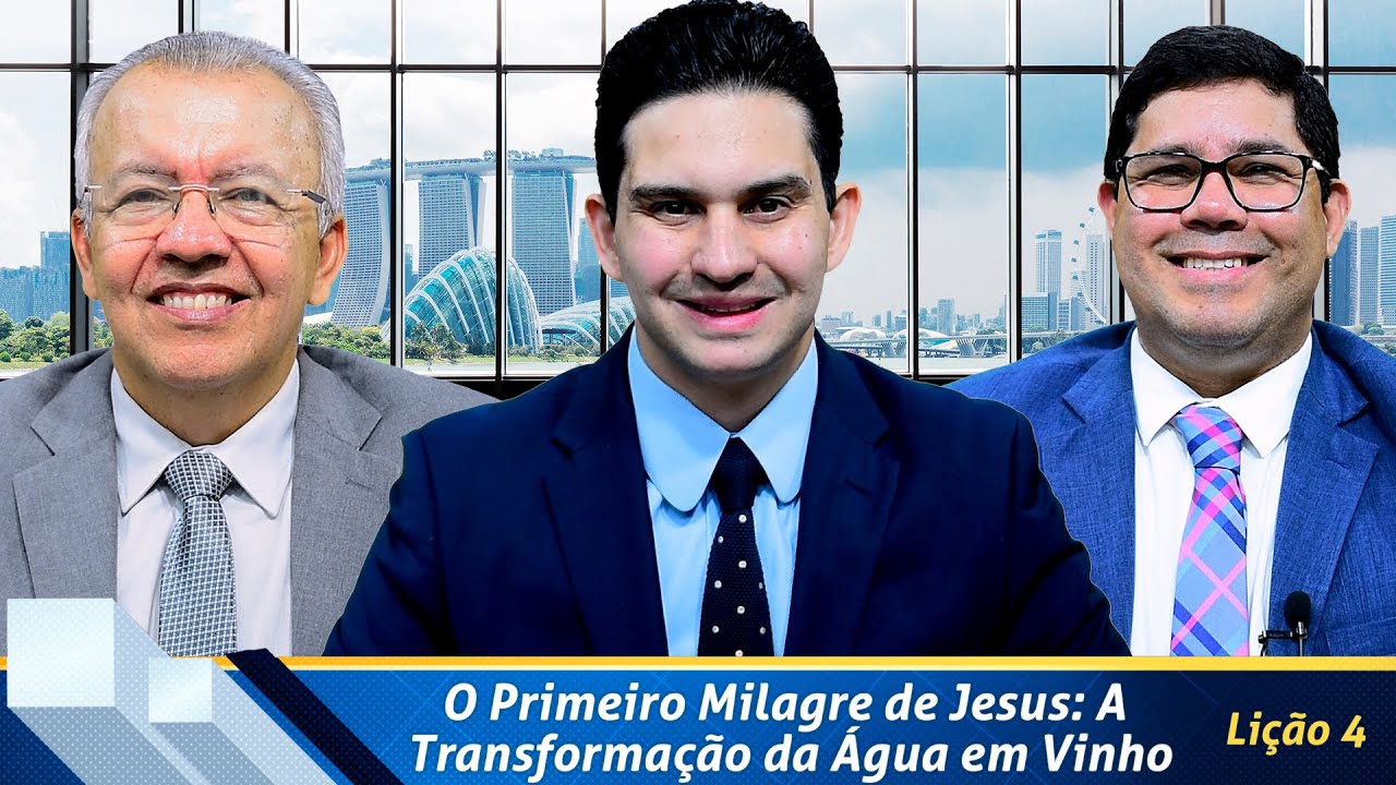 Revista de EBD Betel Dominical 4: O Primeiro Milagre de Jesus: A Transformação da Água em Vinho