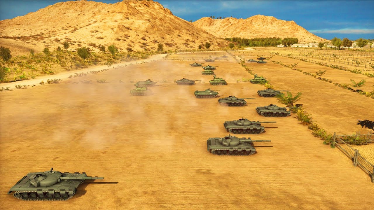Russian MAIN BATTLE TANKS Engage US  & Japanese Defense Forces | Wargame: Red Dragon Gameplay