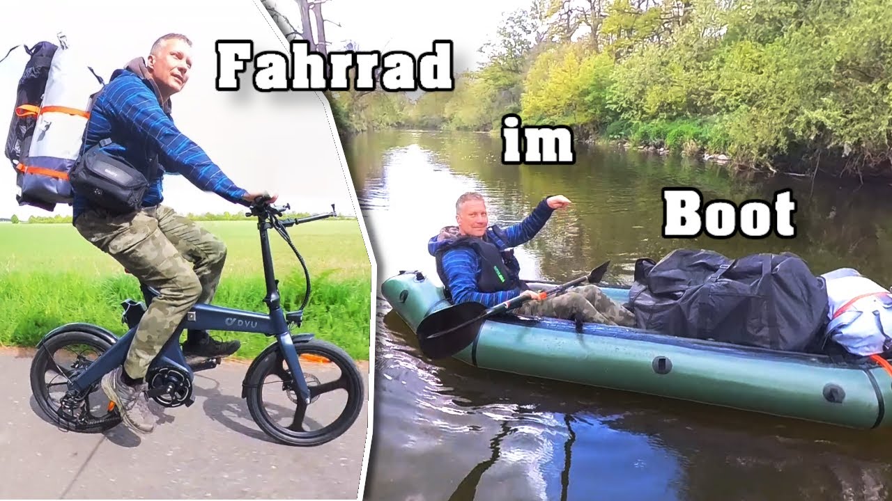 E-Bike/Packraft Fluss-Tour, mit dem DYU T1