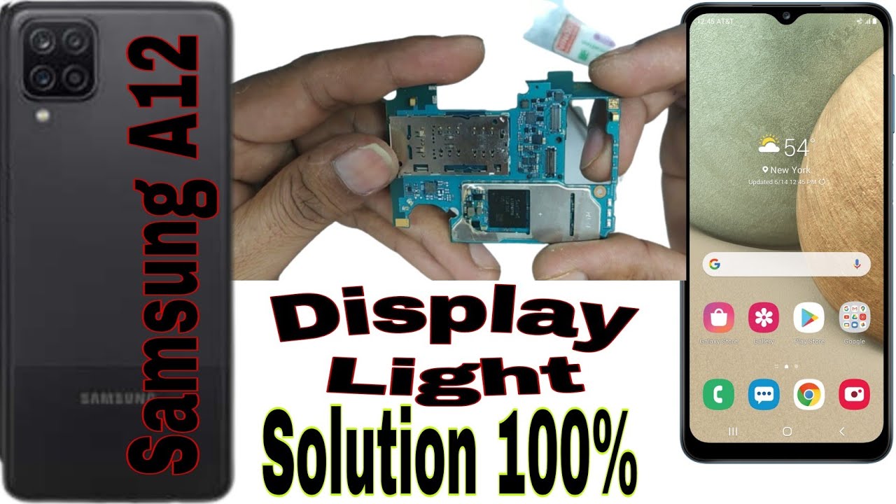 Samsung A12 display light solution.100%.samsung a125f light problem