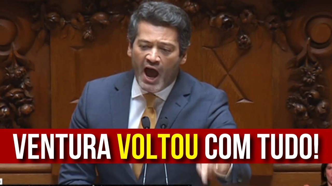 Ventura D&aacute; ESPET&Aacute;CULO Na Assembleia da Rep&uacute;blica e &eacute; Aplaudido de P&eacute;!