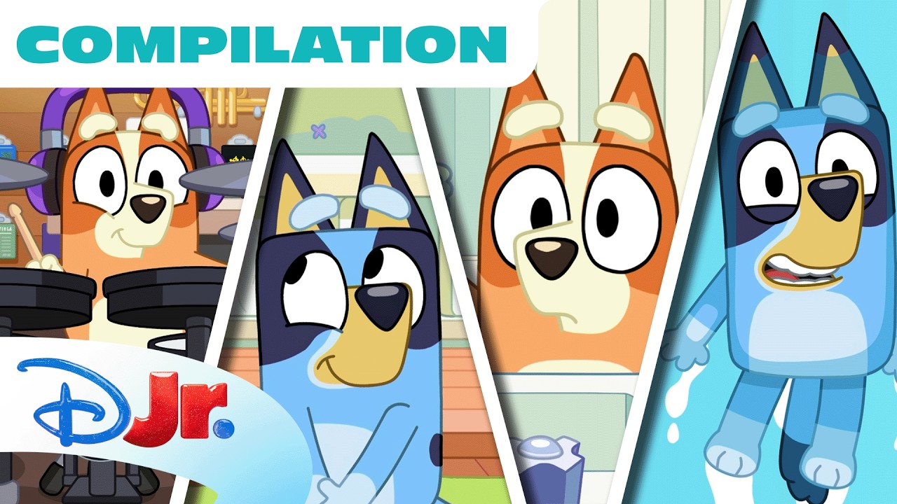 Every Bluey Season 1 Minisode Mega Compilation! 💙🐾 | 45 Minutes | @disneyjr