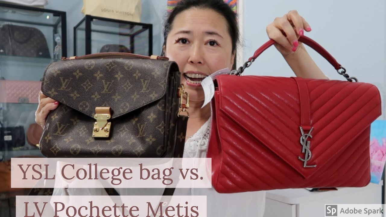 YSL College bag Large - Red