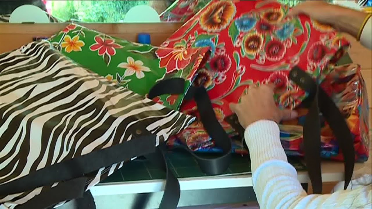 Tarn : des sacs prêts à porter en toile cirée pour égayer vos courses