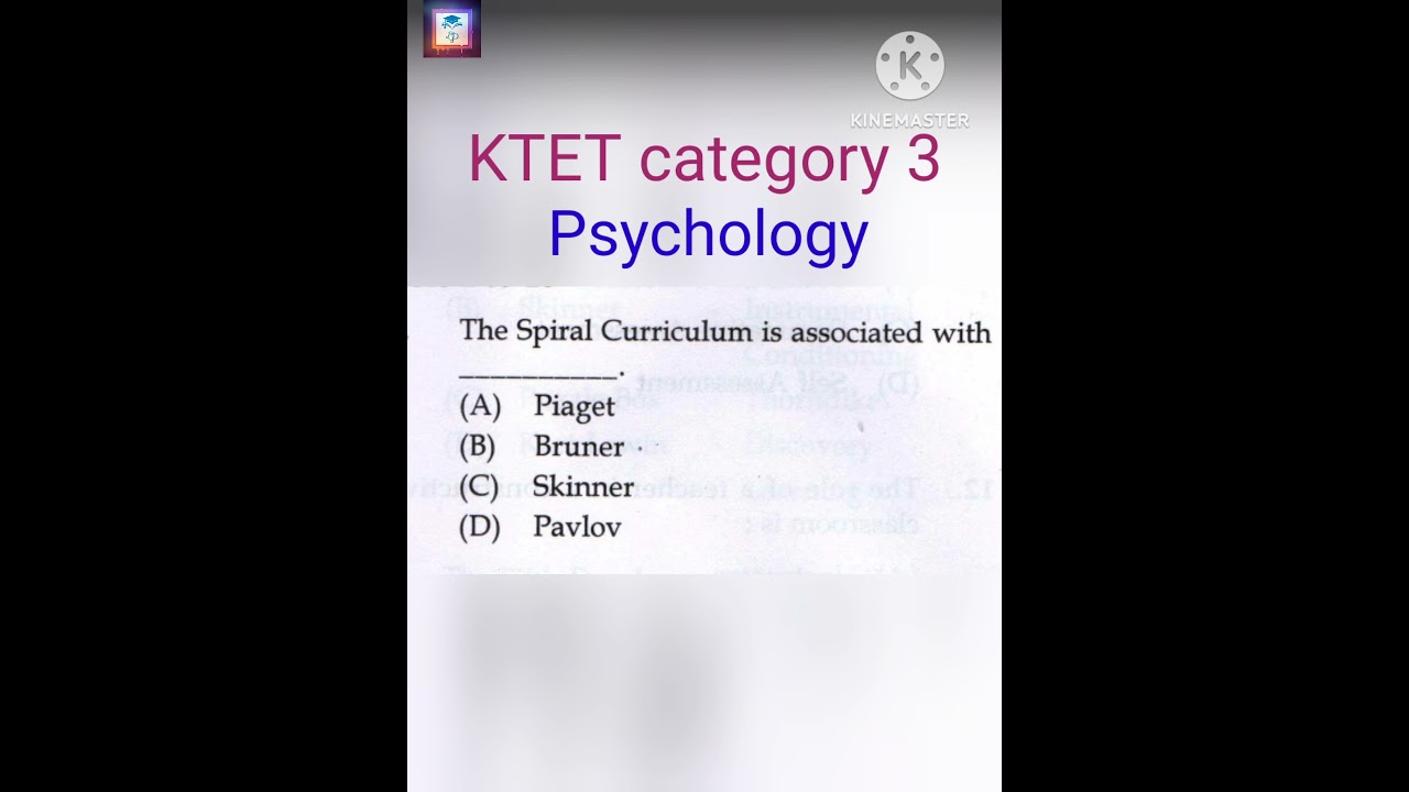 KTET Category 3 Psychology # Very important question #   ഈ ചോദ്യം വളരെ  പ്രധാനപ്പെട്ടത് ...👍👍😍