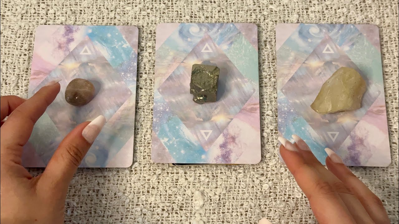 ASMR Tarot Reading What Your Person Thinks & Feels About You 😍💗 (pick a card)