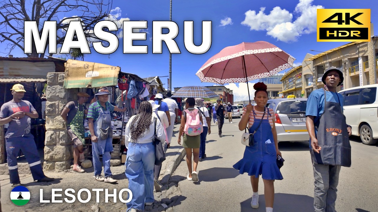 Масеру (Maseru) &ndash; Исследование столицы горного королевства Африки | Лесото 🇱🇸 фев 2026 [4K HDR]