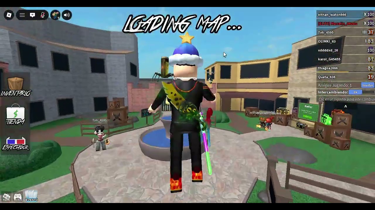 jugando con un emote y fin XD