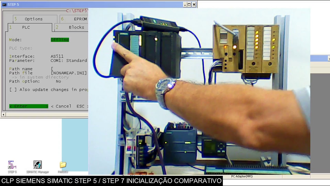 VÍDEO 5 - CLP SIEMENS SIMATIC STEP5   - SIMATIC STEP7