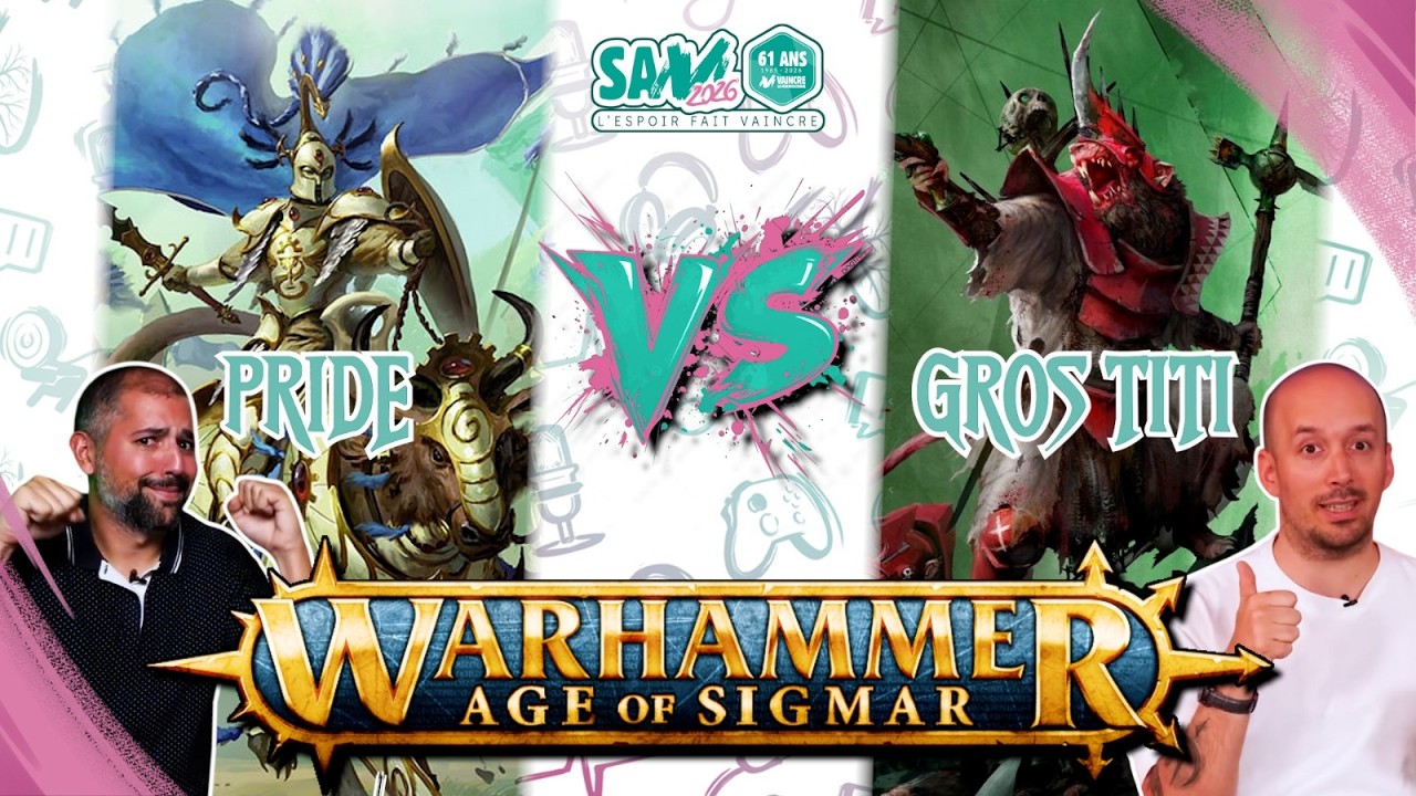 Warhammer AOS - Lumineth VS Skaven Contre la MucoViscidose !