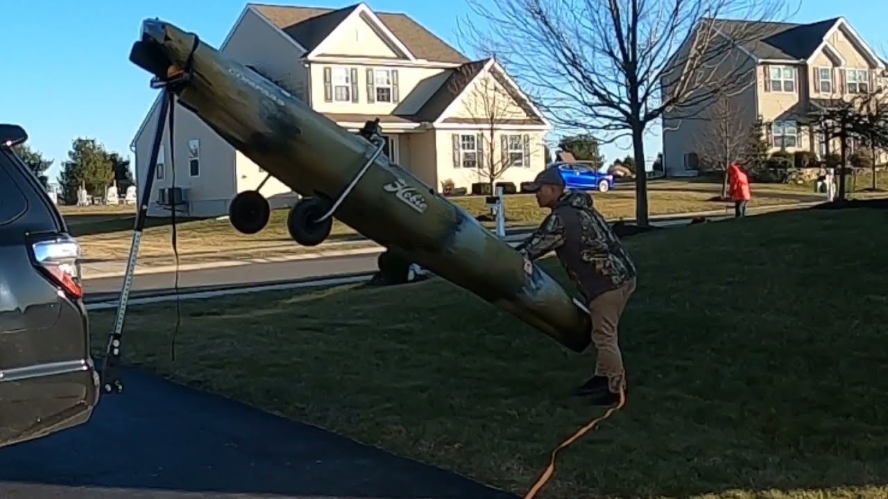 How I load & unload kayak on top a 4Runner.