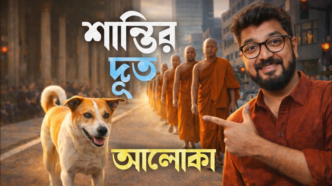 আমেরিকার রাস্তায় কলকাতার কুকুর | শান্তি ফেরাতে রাস্তায় রাস্তায় ঘুরছে | Aloka Dog| Kunal Bose 