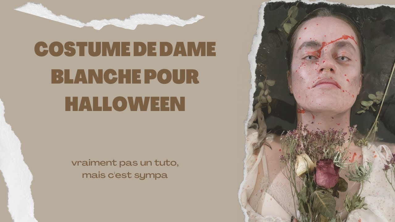Costume de Dame Blanche : Halloween 2022
