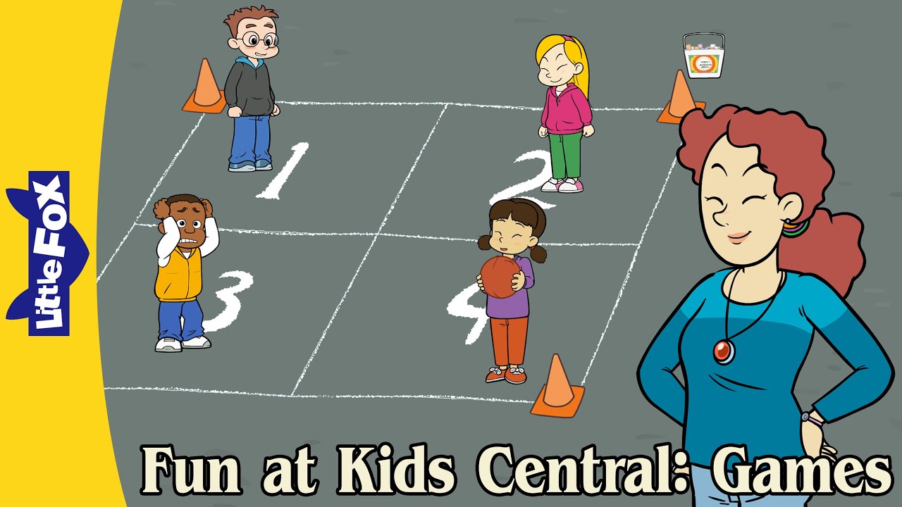 After-School Games! Four Square, Index-Card Trick & Brain Teasers! | Little Fox