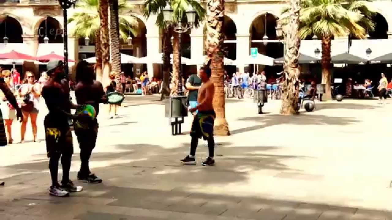 Muscular Capoeira Acrobatics in Europe