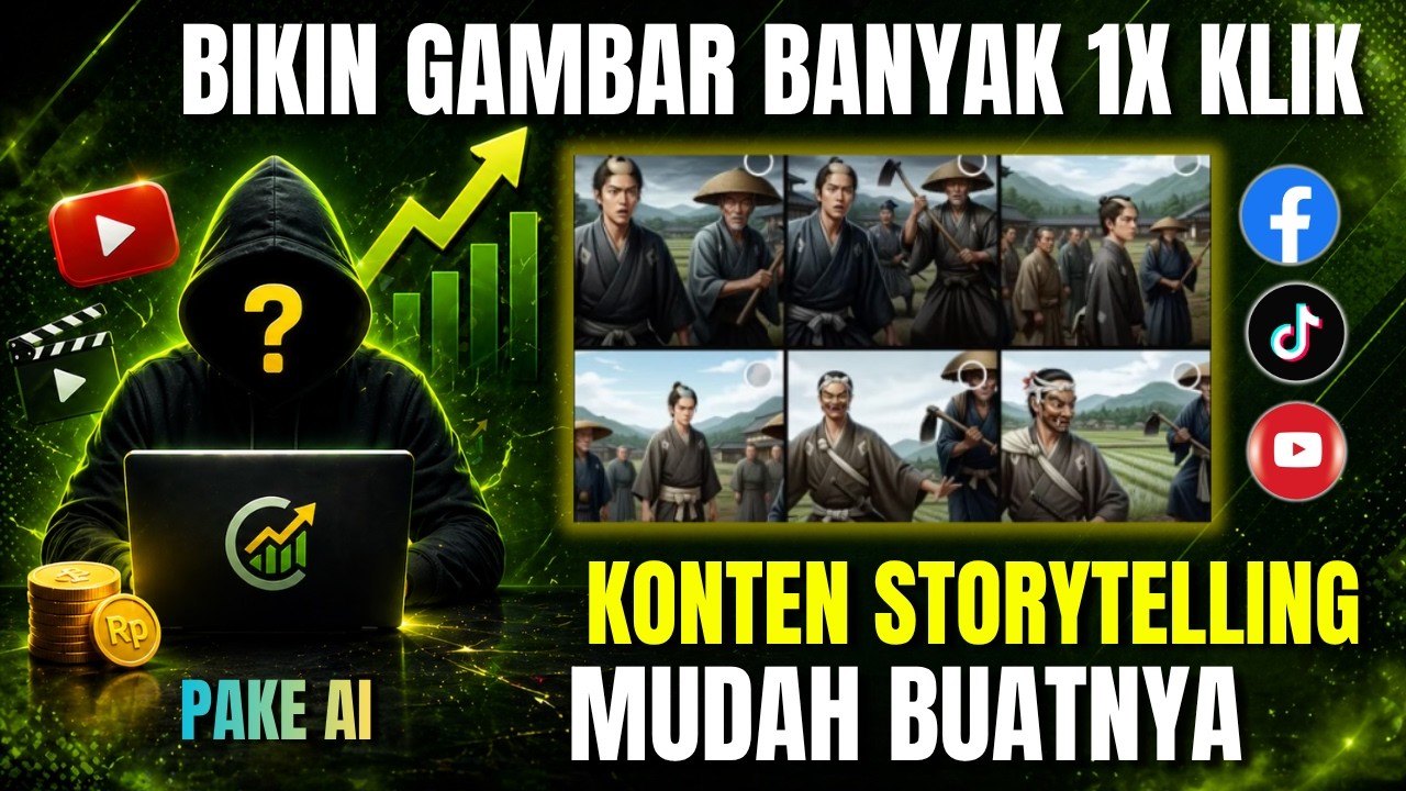 DALAM 1 KLIK BISA BIKIN 100 GAMBAR‼️ Cara Bikin Banyak Gambar Sekaligus dengan Cepat & Mudah