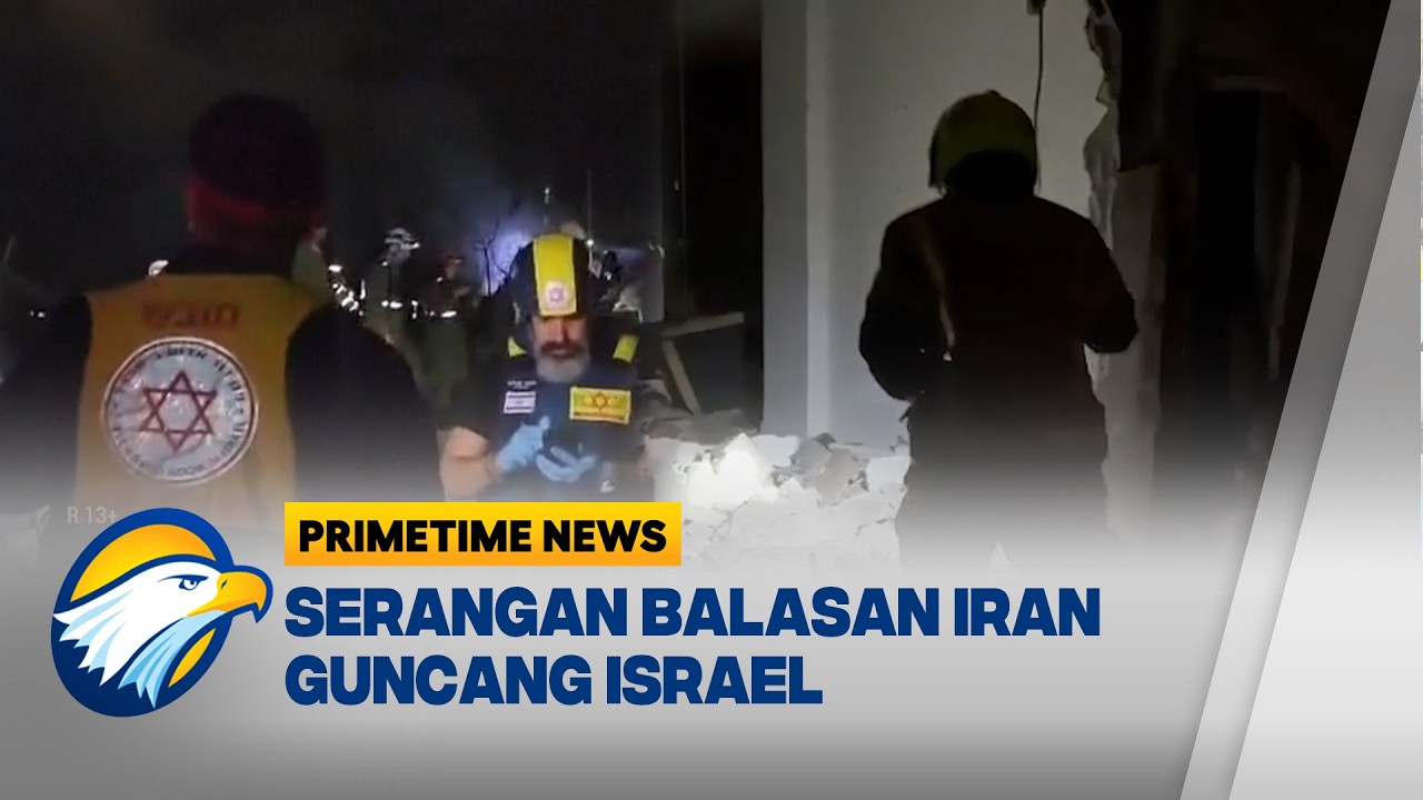 Warga Israel Sembunyi di Bawah Tanah Saat Serangan Balasan - [Primetime News]