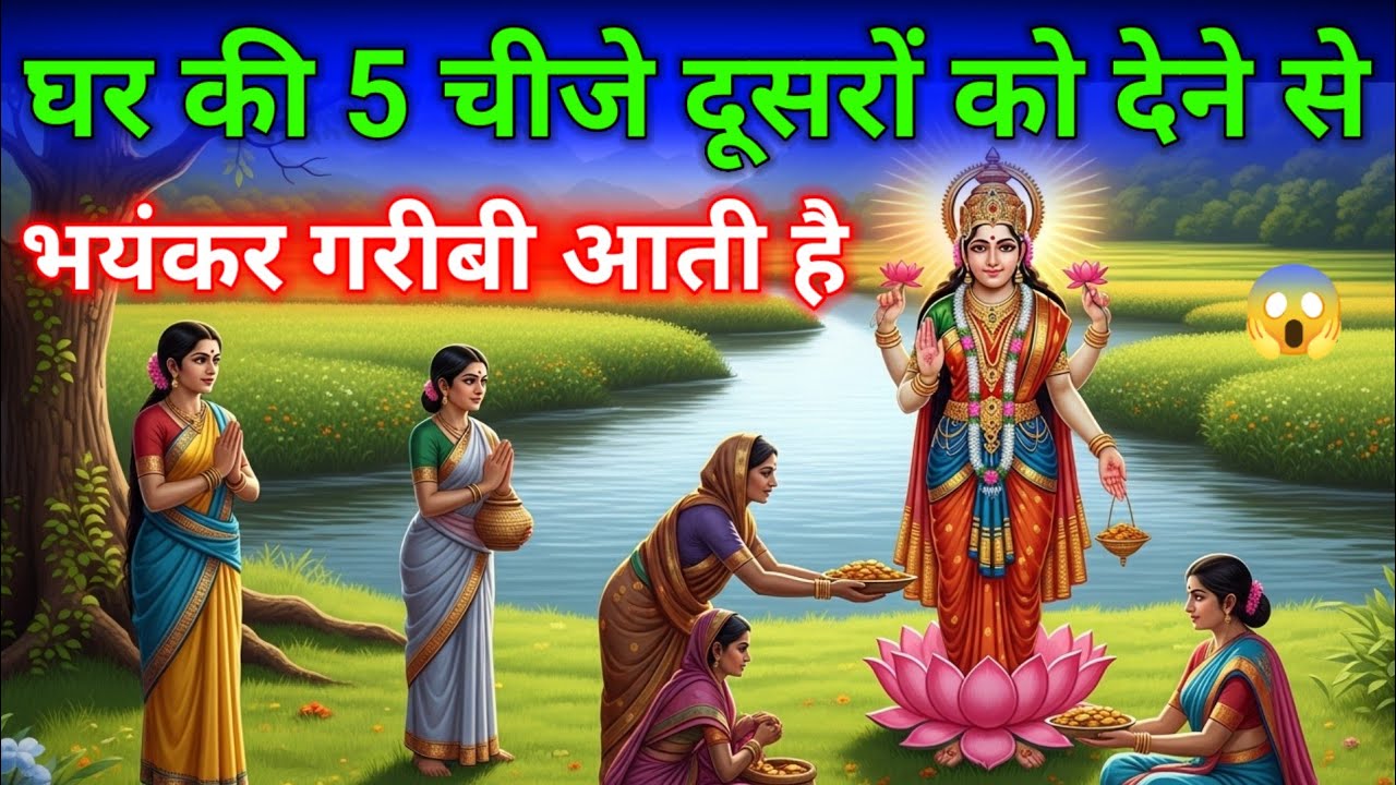 माँ लक्ष्मी कहती है घर की 5 चीजे दूसरों को देने से आती है गरीबी | Mata lakshmi 