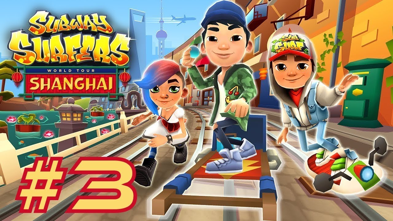 Subway Surfers: Shanghai - Samsung Galaxy S8+ Gameplay #3
