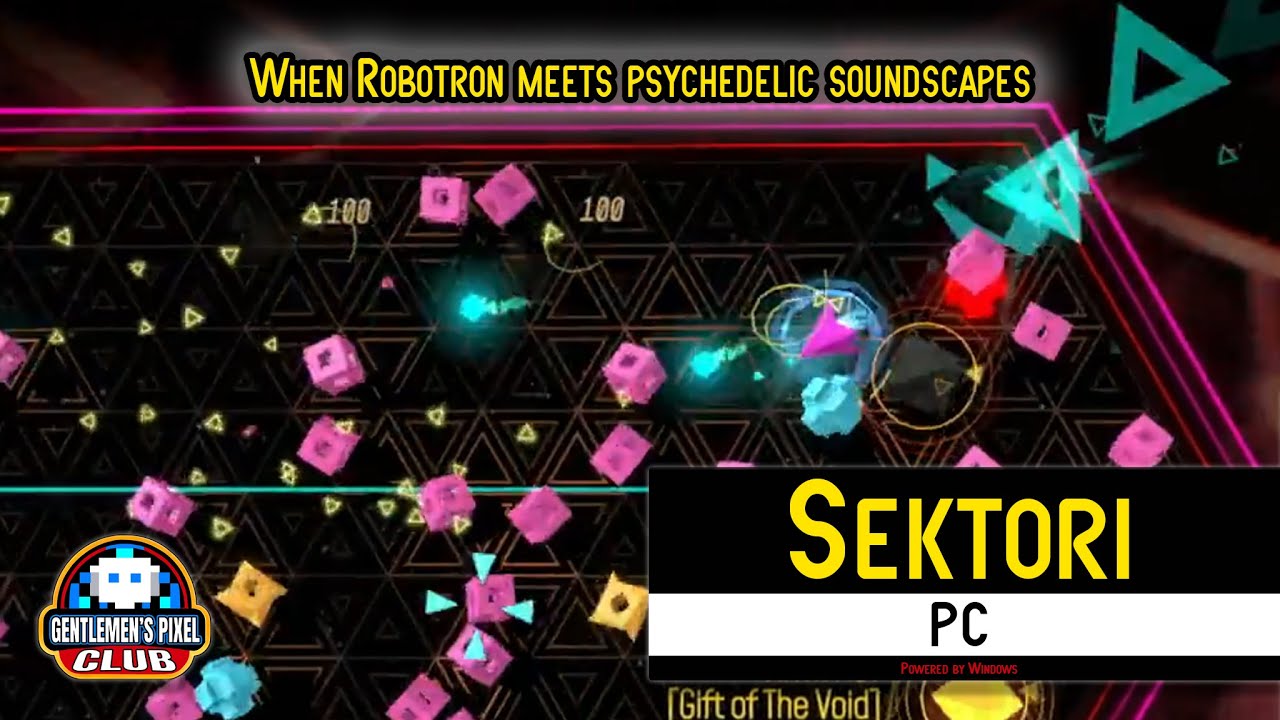 Sektori on PC - Light and Sound Robotron Style Shooter Gameplay with Commentary
