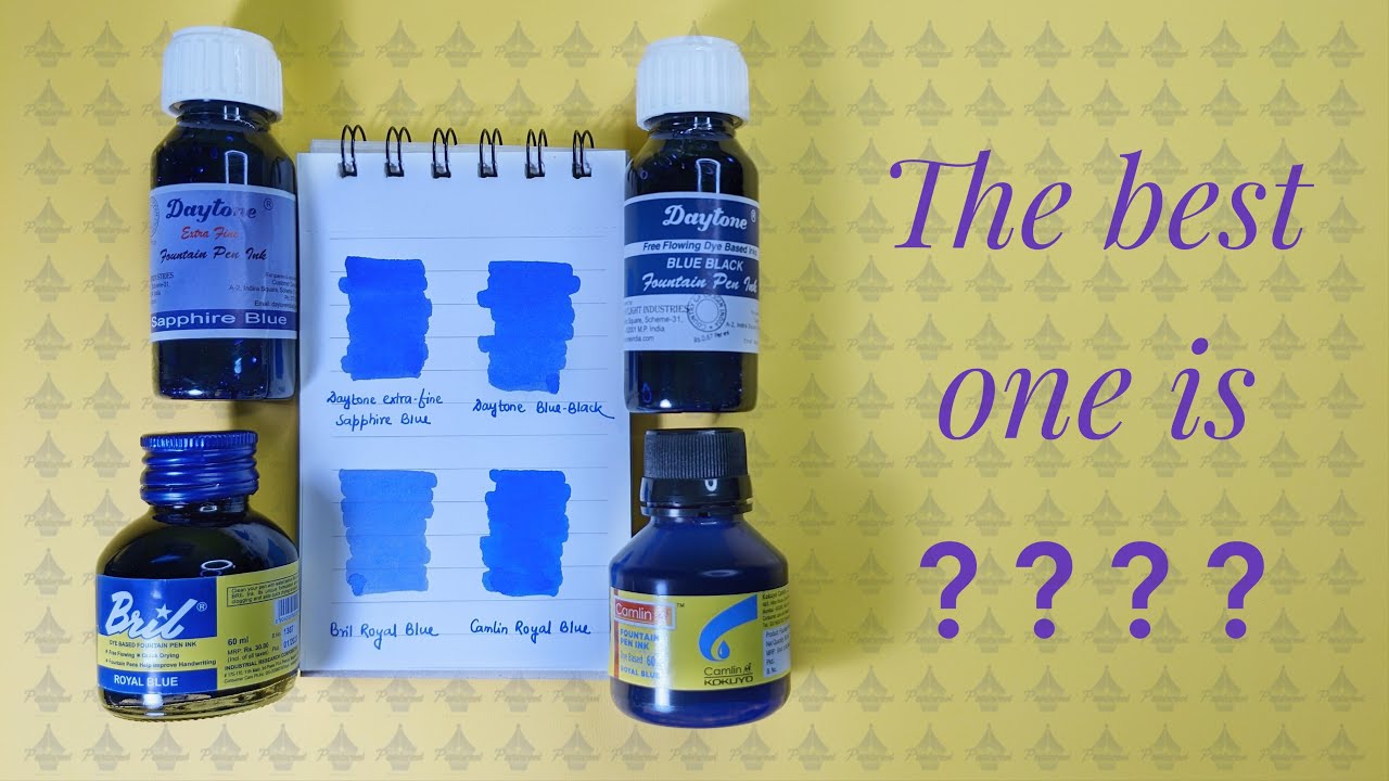 Best blue inks around Rs 50 for students, professionals etc.