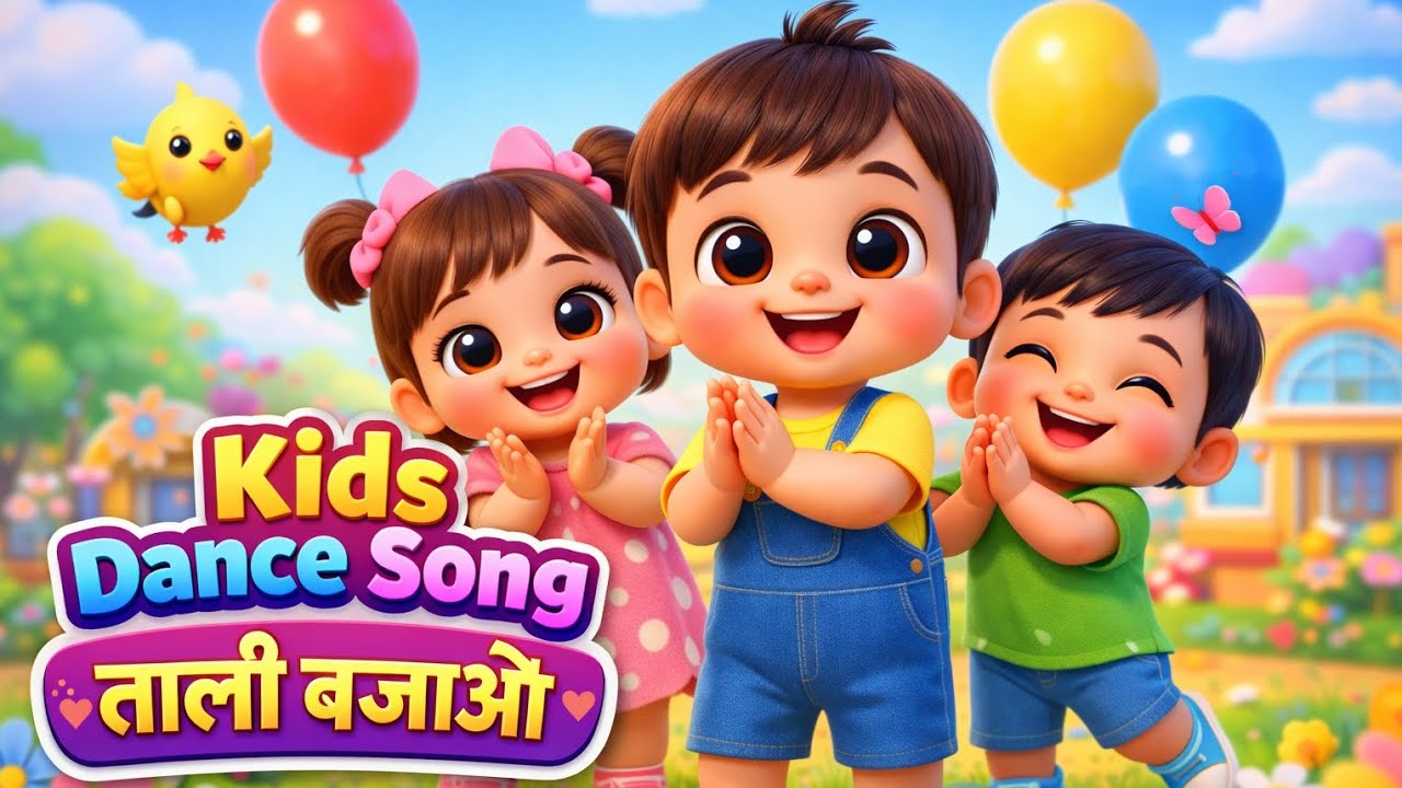 👶 Kids Masti Song | ताली बजाओ | Hindi Rhymes for Children