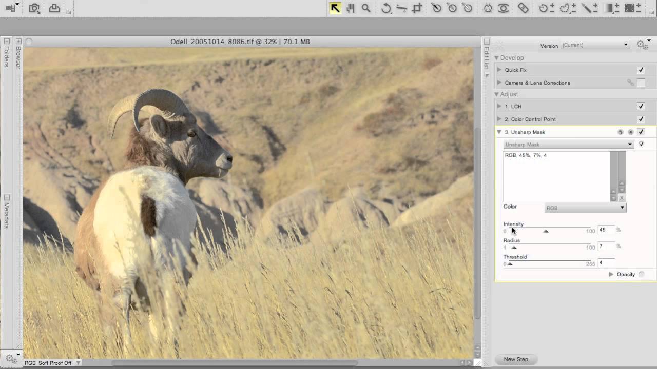 Capture NX 2 TIFF Editing