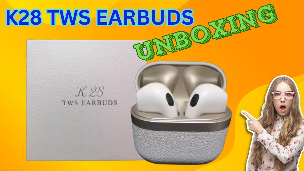 K28 TWS Earbuds Unboxing: Top Sound & Bass Quality for 2024
