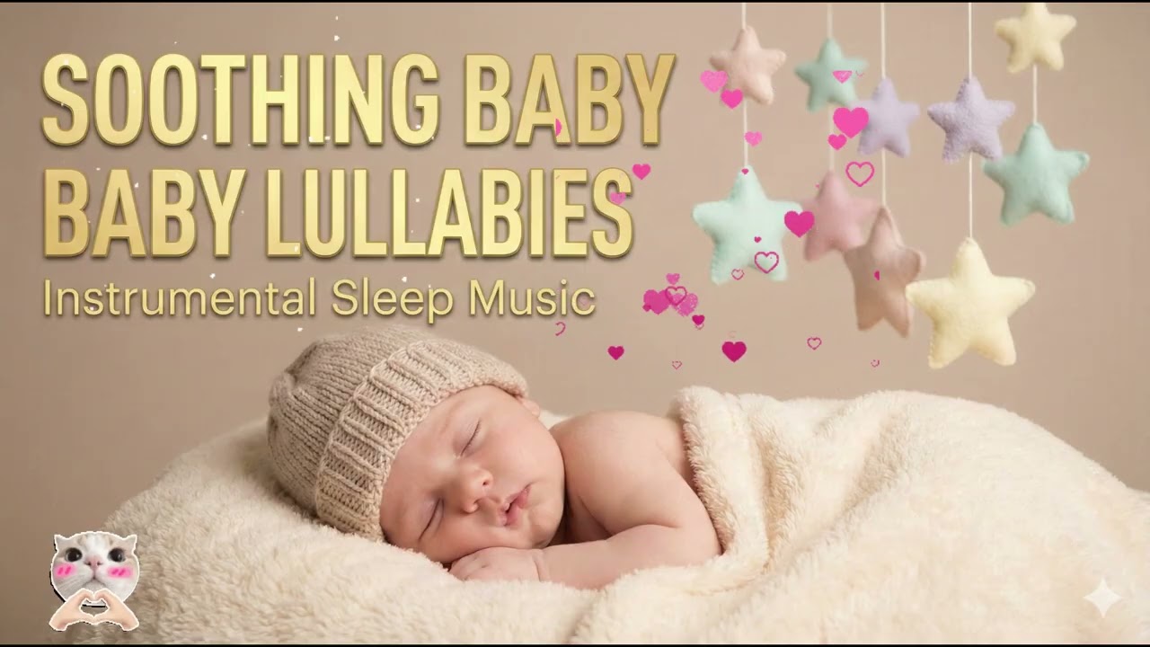 3-Min Fast Sleep 🌙 Healing Piano & Soft Heartbeat for Deep Rest | DeepSleepBabyLab