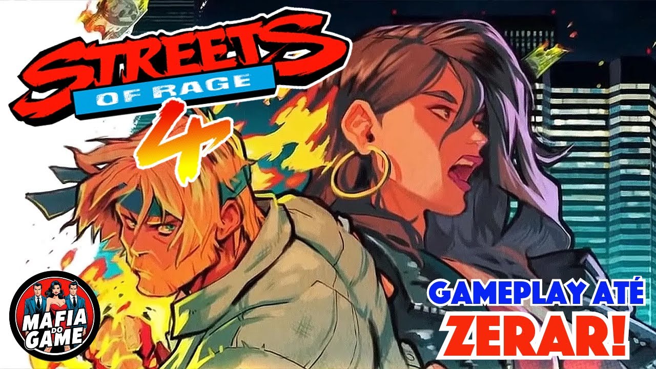 STREETS OF RAGE 4 (In CRT Filter) (4K) - Gameplay até ZERAR!