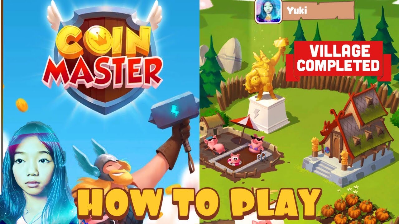 How to Play Coin Master | How to Complete the Village Guide and Introduction | Kawaii Yuki13 Gaming