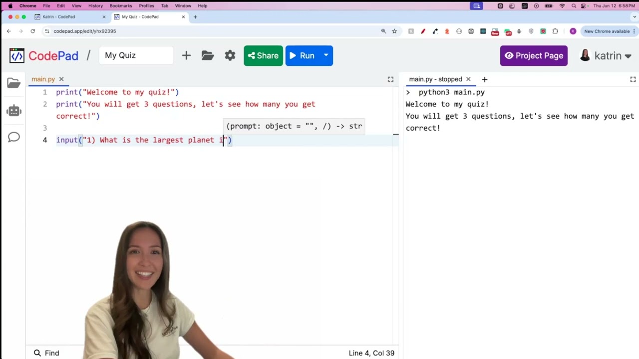 SparkWise Enrichment Programs - Python Coding