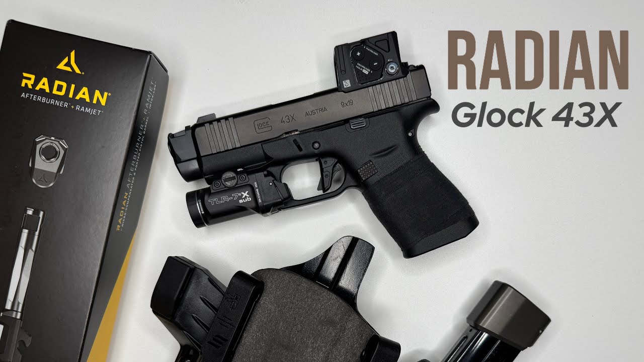Glock 43X Aimpoint COA | Radian Ramjet + Afterburner | Unboxing & First Impressions