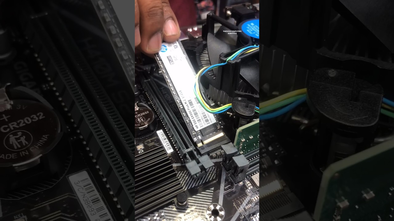 How to install Nvme M.2 SSD l Nvme SSD installation on motherboard #shorts #youtube