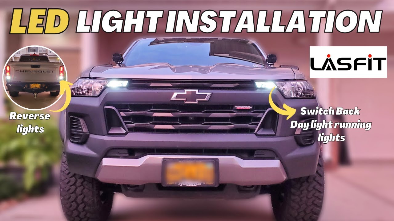 Тест и обзор установки светодиодов LASFIT: Chevrolet Colorado Trail Boss 2023 года