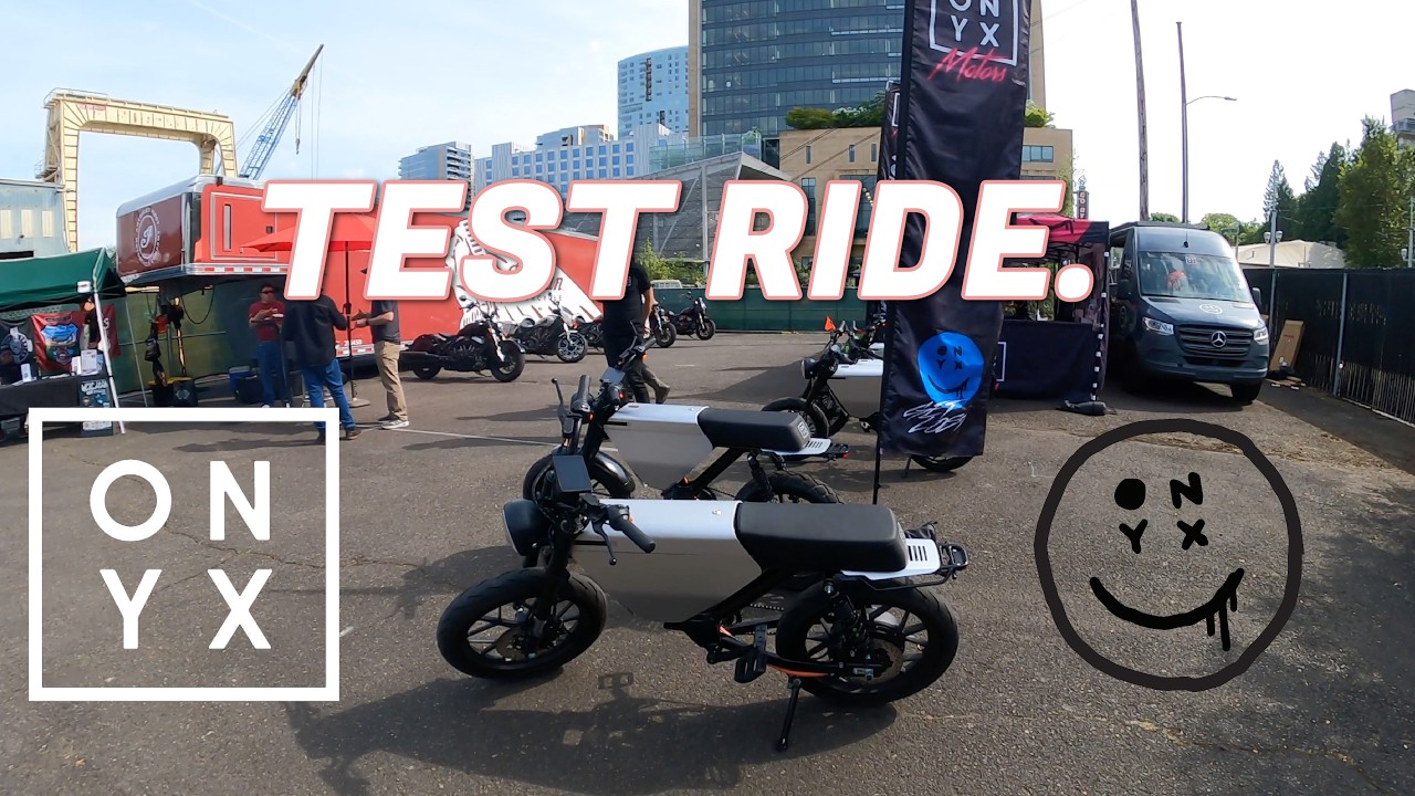 1st Time on the NEW ONYX MOTORS RCR 80V Electric Motorcycle!