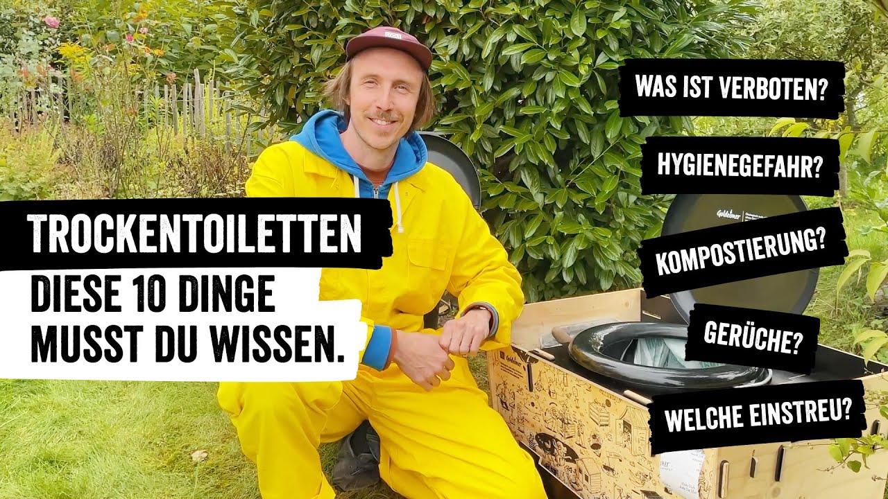 Trockentoiletten im Kleingarten – diese 10 Dinge musst du wissen. (Tipps & Tricks)
