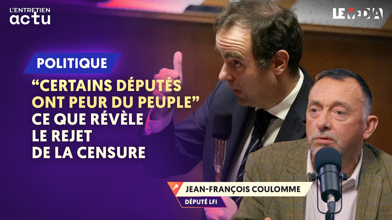 CHANTAGE POLITIQUE : « S’ILS REFUSENT LA CENSURE, C’EST PAR PEUR DU PEUPLE »