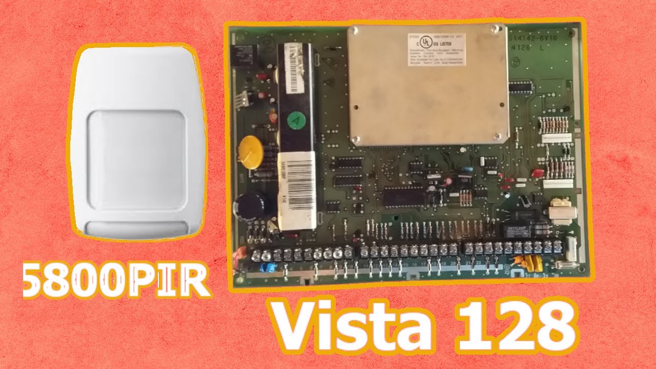 Como Programar o sensor de movimento sem fio 5800PIR na Vista 128
