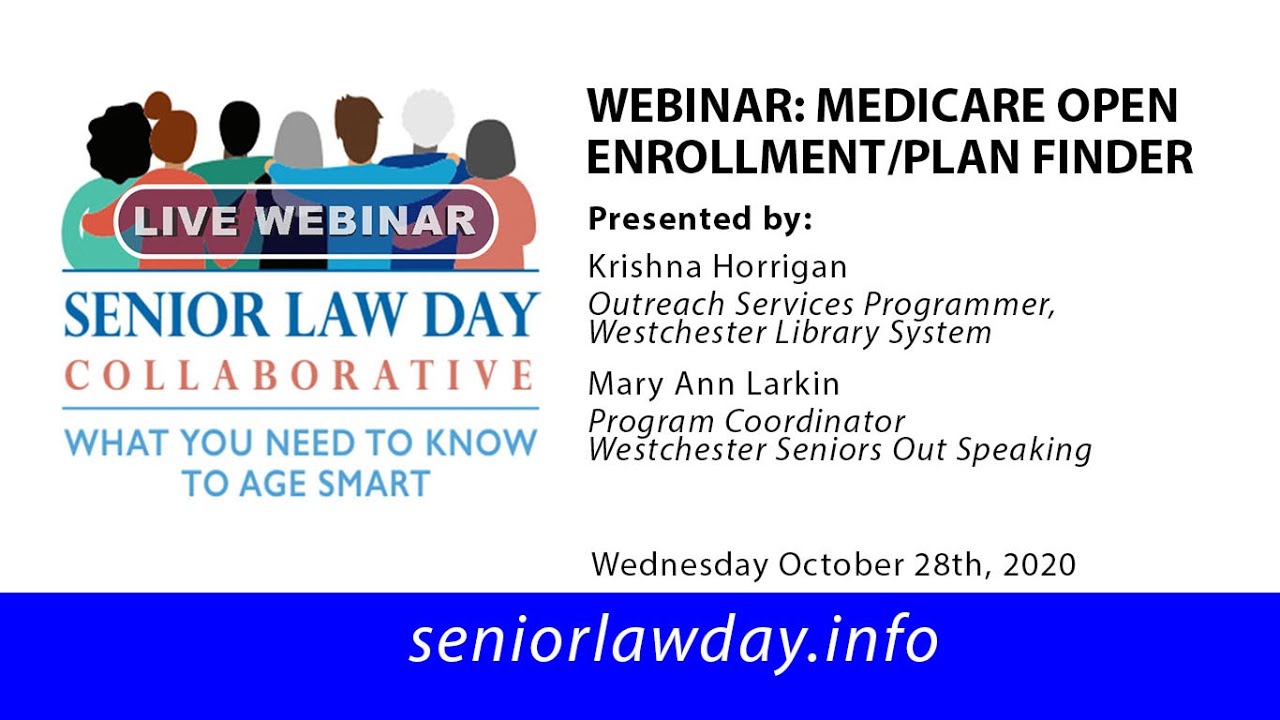 Medicare Open Enrollment/Plan Finder 2020