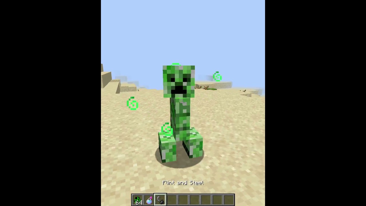 what happens when a creeper explodes with potion effects?