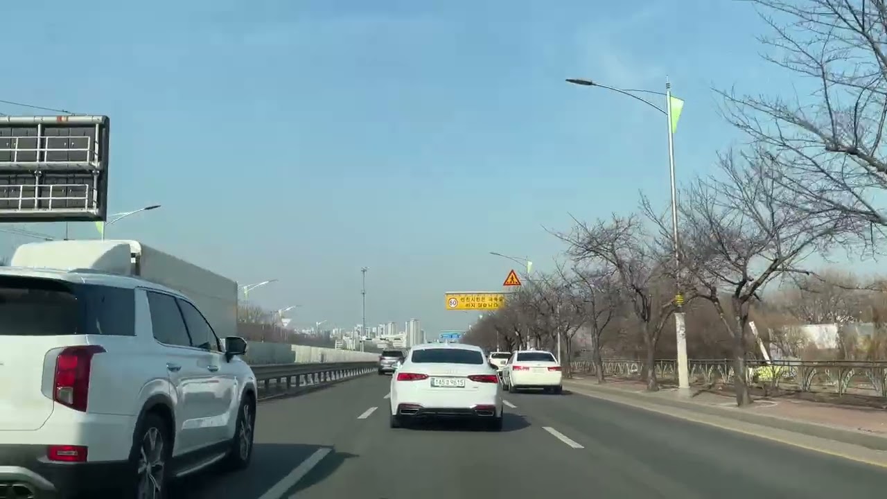 4K 망포역 - 분당 드라이브 주행영상  ASMR Southkorea roads