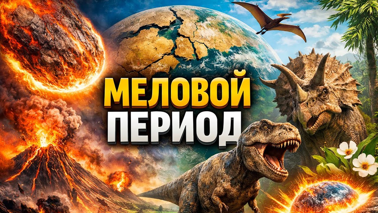 Меловой период: расцвет динозавров, парниковая Земля и катастрофа, изменившая жизнь навсегда