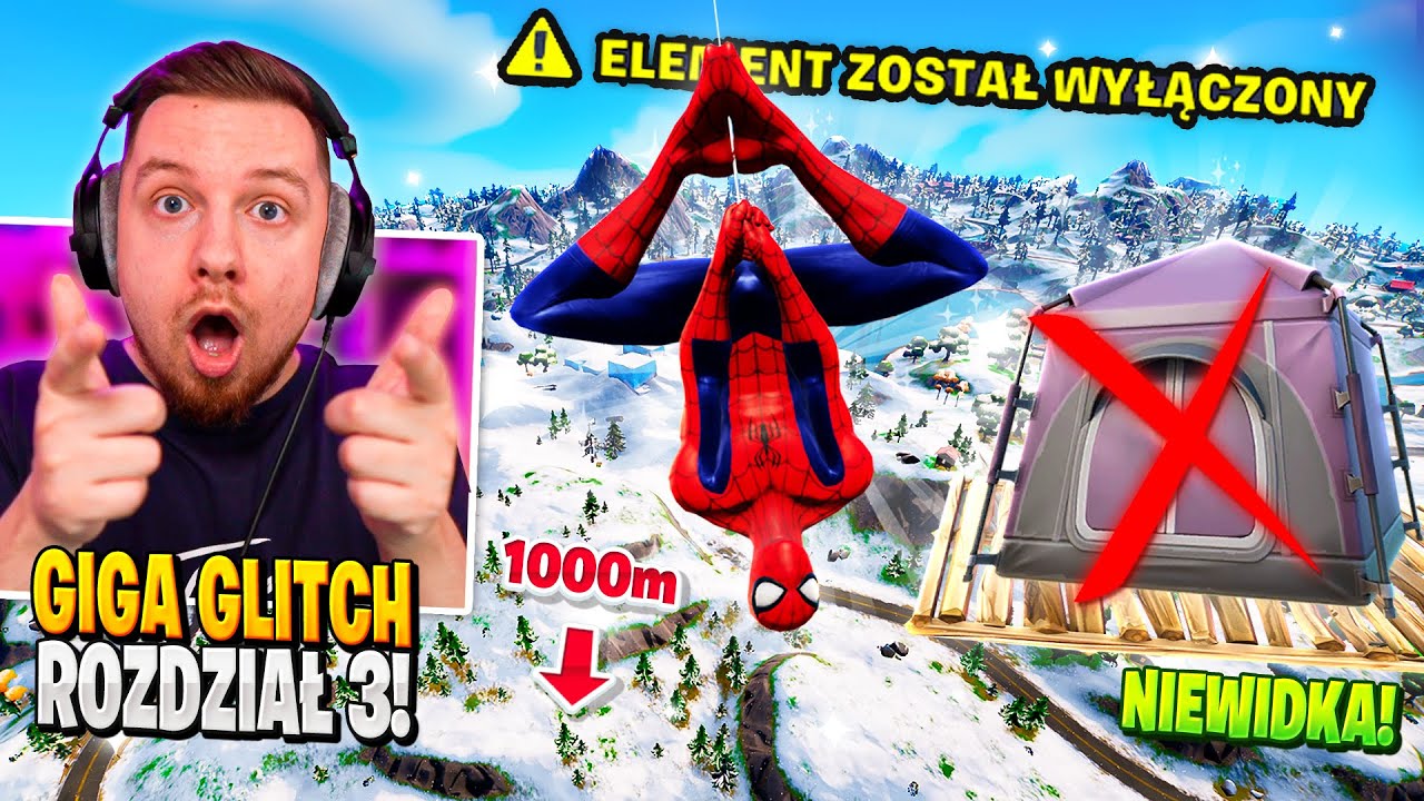 Największy GLITCH w ROZDZIALE 3 w Fortnite! ❌ (NIEWIDZIALNOŚĆ!)
